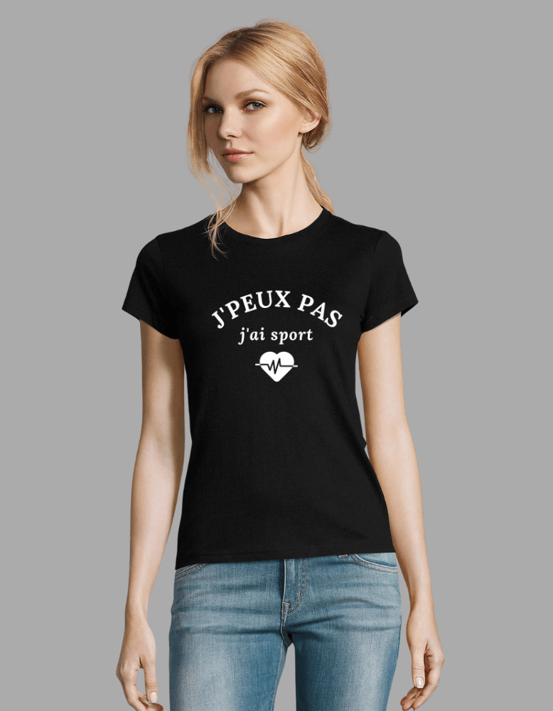 T-shirt Femme J'peux Pas J'ai Sport